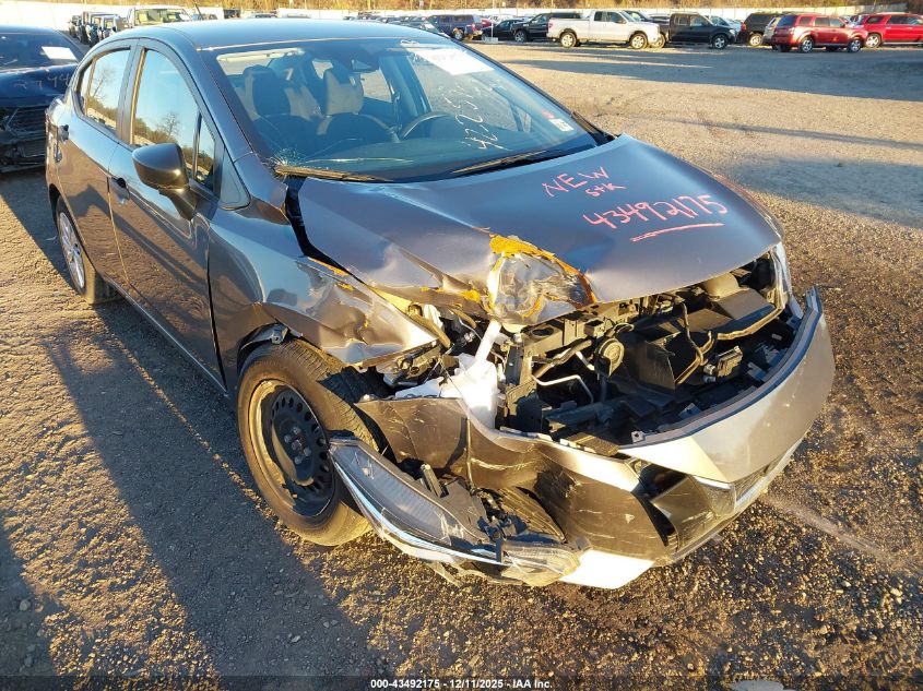 2022 Nissan Versa 1.6 S Xtronic Cvt VIN: 3N1CN8DV1NL860053 Lot: 43492175