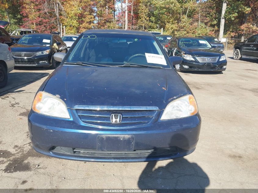 2003 Honda Civic Ex VIN: 2HGES25733H512452 Lot: 43492250