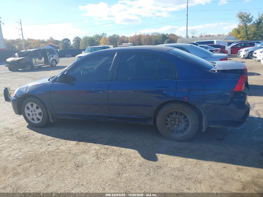 2003 Honda Civic Ex VIN: 2HGES25733H512452 Lot: 43492250