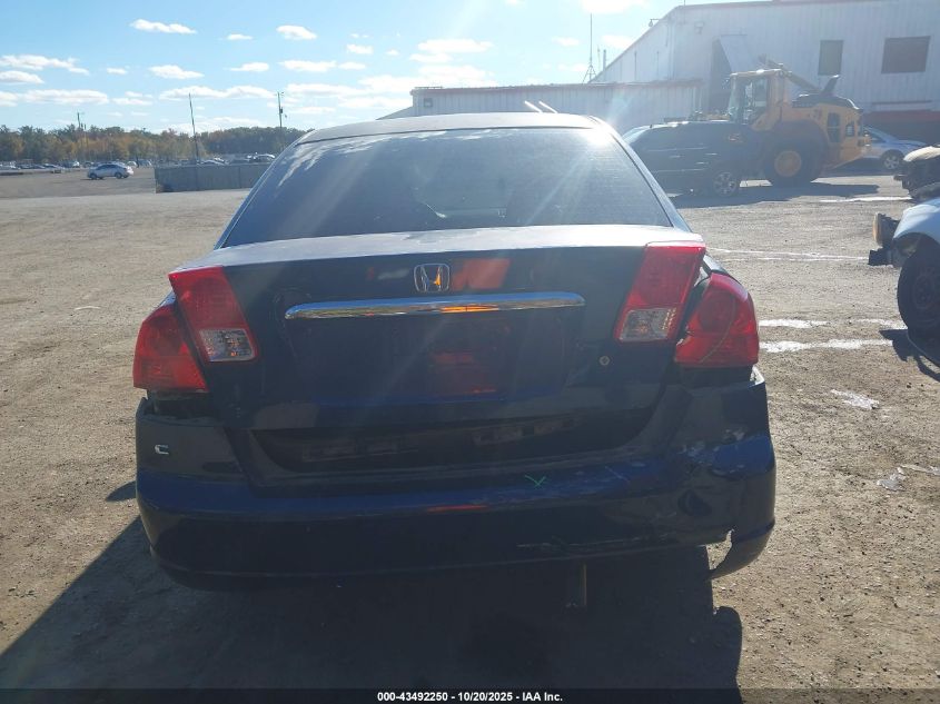 2003 Honda Civic Ex VIN: 2HGES25733H512452 Lot: 43492250