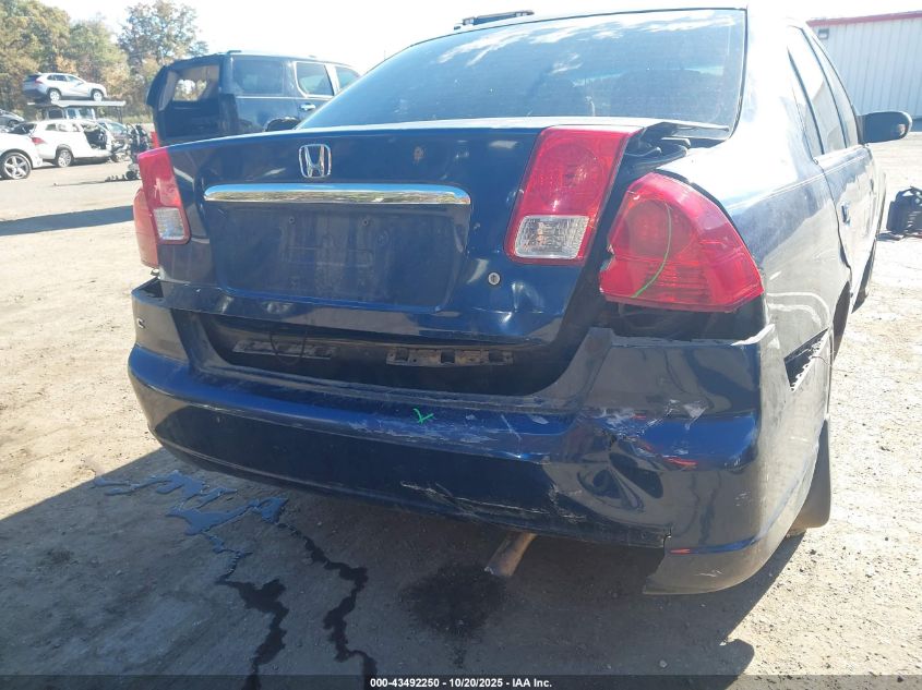 2003 Honda Civic Ex VIN: 2HGES25733H512452 Lot: 43492250