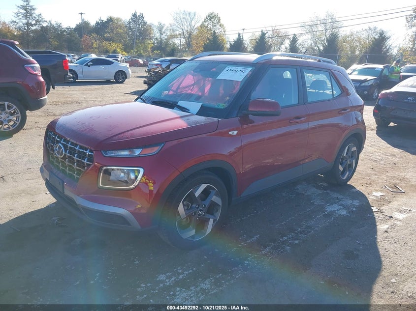 2023 Hyundai Venue Sel VIN: KMHRC8A33PU275687 Lot: 43492292