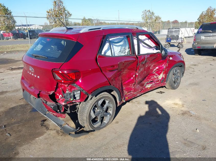 2023 Hyundai Venue Sel VIN: KMHRC8A33PU275687 Lot: 43492292