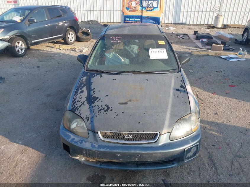 1996 Honda Civic Lx VIN: 1HGEJ6608TL011121 Lot: 43492321