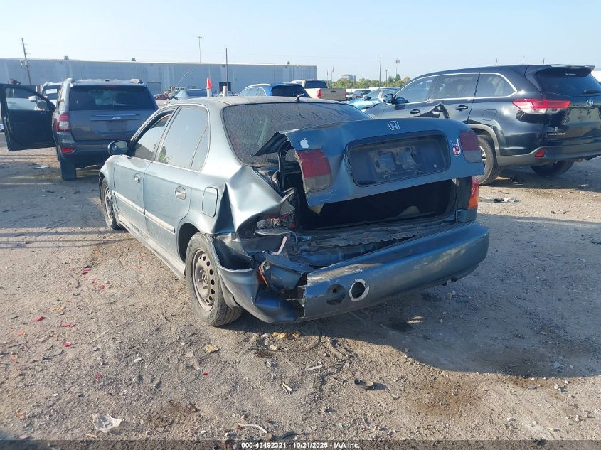 1996 Honda Civic Lx VIN: 1HGEJ6608TL011121 Lot: 43492321