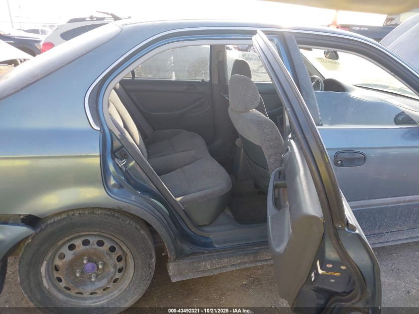 1996 Honda Civic Lx VIN: 1HGEJ6608TL011121 Lot: 43492321