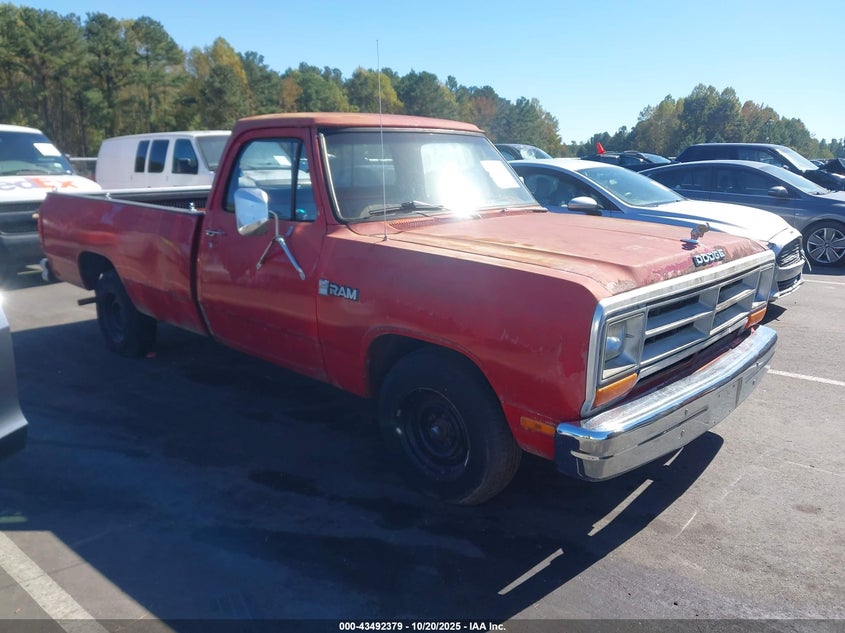 1B7FD04T4HS524500 1987 Dodge D-Series D100 auction photo 1