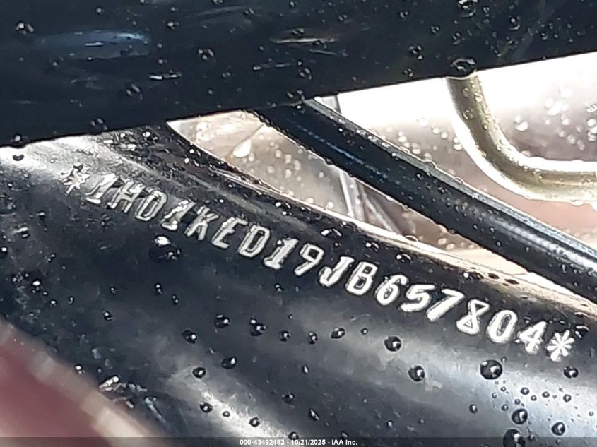 2018 Harley-Davidson Flhtk Ultra Limited VIN: 1HD1KED19JB657804 Lot: 43492482