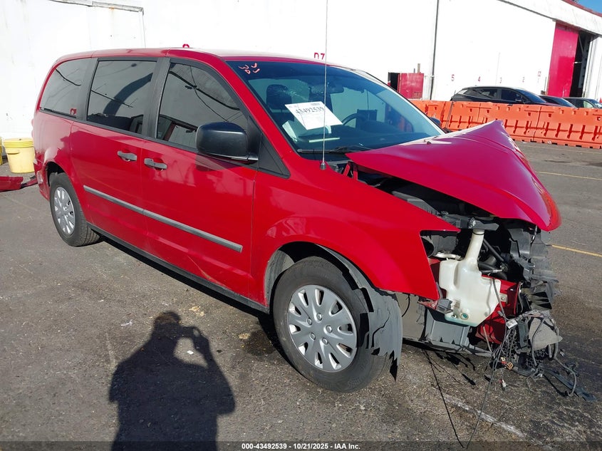 2013 DODGE GRAND CARAVAN AMERICAN VALUE PKG - 2C4RDGBG0DR507765