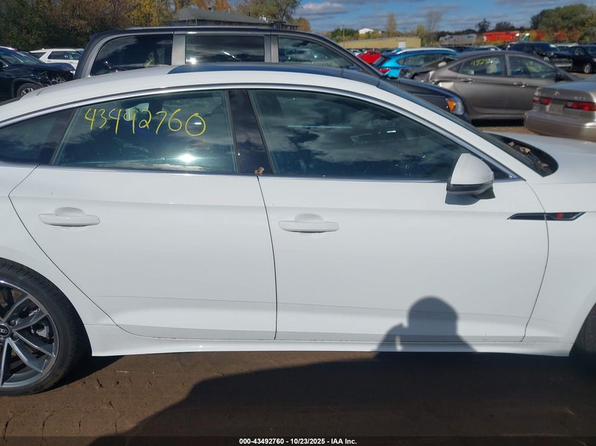 2023 AUDI A5 SPORTBACK PREMIUM PLUS 45 TFSI S LINE QUATTRO S TRONIC WAUFACF55PA030799