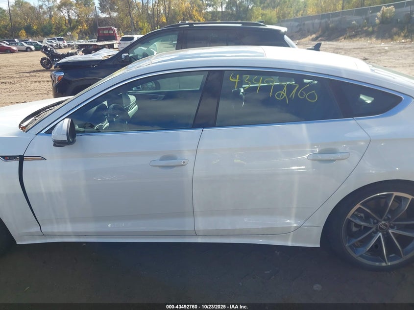 2023 AUDI A5 SPORTBACK PREMIUM PLUS 45 TFSI S LINE QUATTRO S TRONIC WAUFACF55PA030799