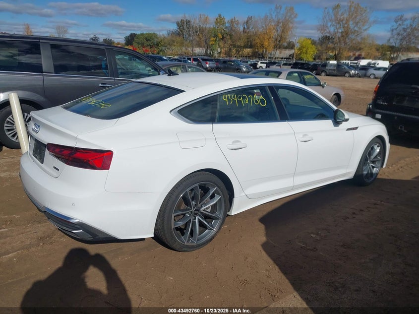 2023 AUDI A5 SPORTBACK PREMIUM PLUS 45 TFSI S LINE QUATTRO S TRONIC WAUFACF55PA030799