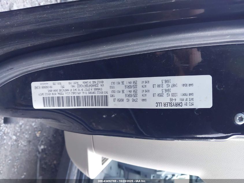 2008 Dodge Grand Caravan Sxt VIN: 2D8HN54P38R743022 Lot: 43492769