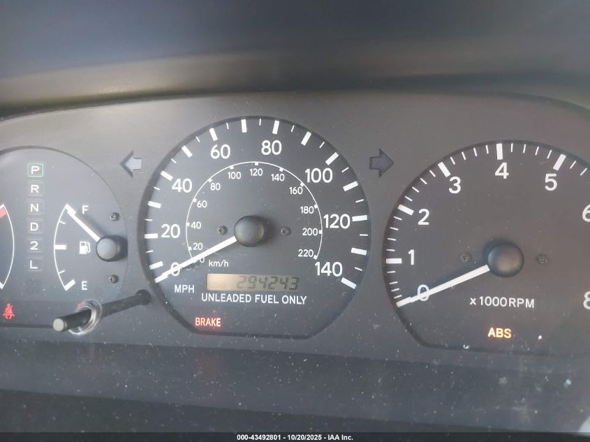 1997 Toyota Camry Le VIN: JT2BG22K4V0089506 Lot: 43492801