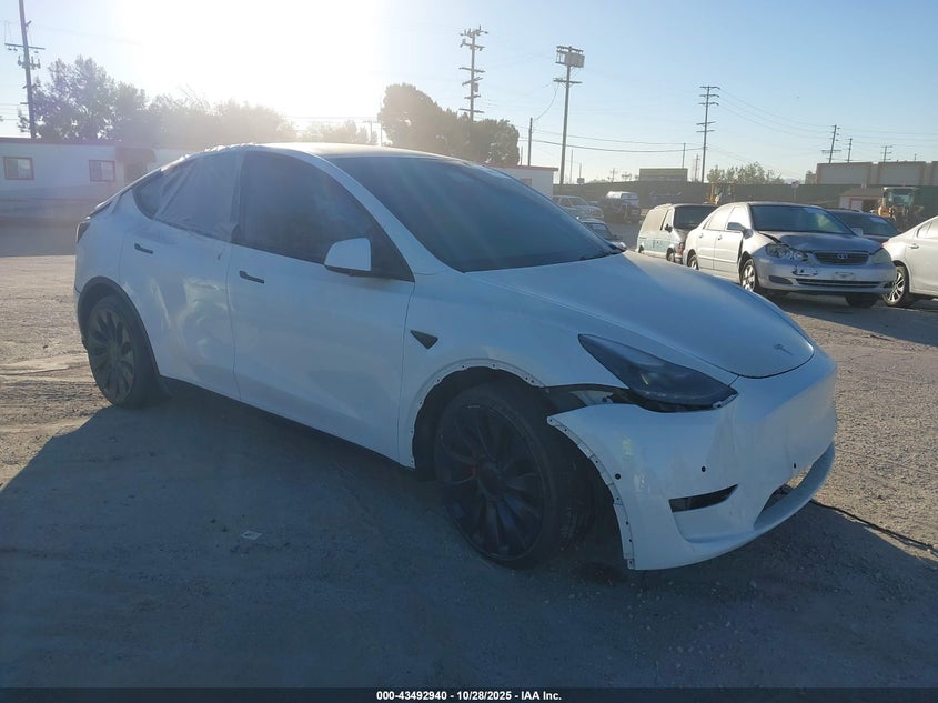 7SAYGDEFXNF484838 2022 Tesla Model Y Performance Dual Motor All-Wheel Drive auction photo 1