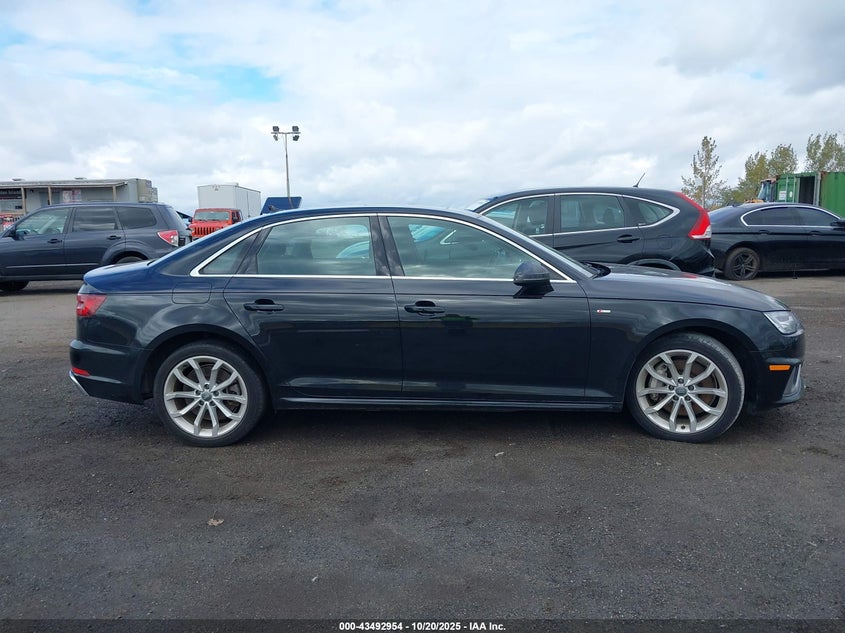 2019 AUDI A4 45 PREMIUM WAUENAF4XKN015311