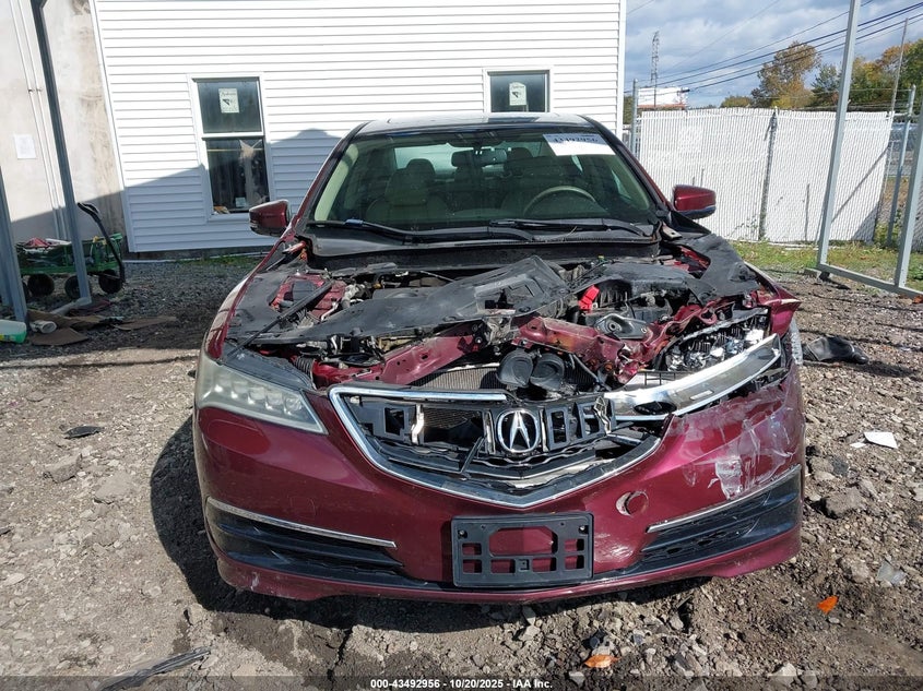 2015 Acura Tlx VIN: 19UUB1F37FA028627 Lot: 43492956