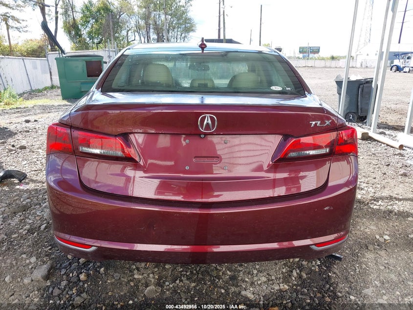 2015 Acura Tlx VIN: 19UUB1F37FA028627 Lot: 43492956