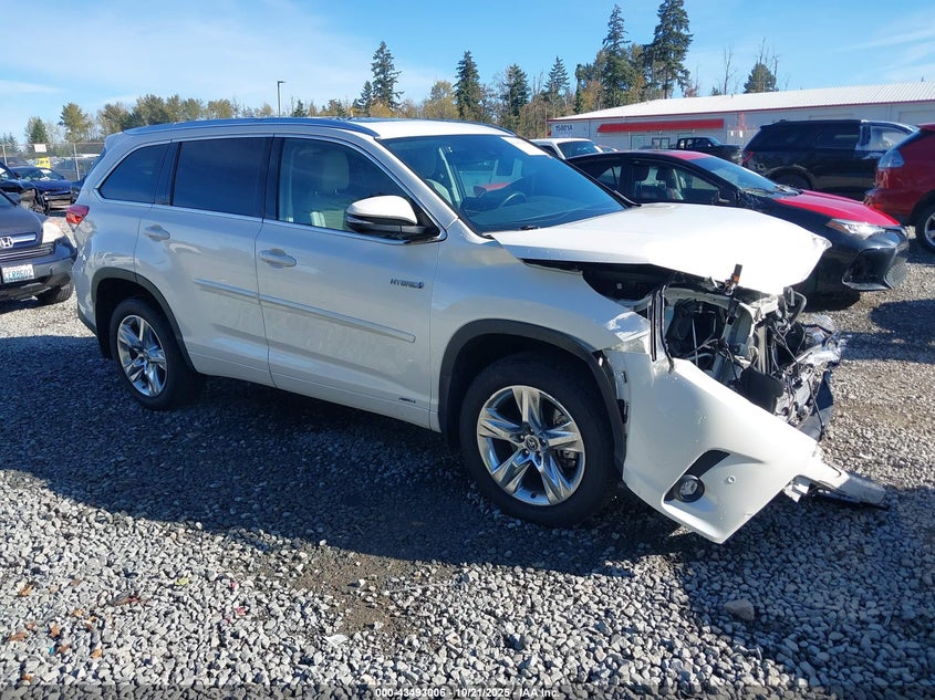 2019 TOYOTA HIGHLANDER HYBRID LIMITED - 5TDDGRFH2KS067178