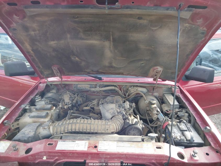 1998 Ford Ranger Splash/Xl/Xlt VIN: 1FTZR15X9WPA30123 Lot: 43493136