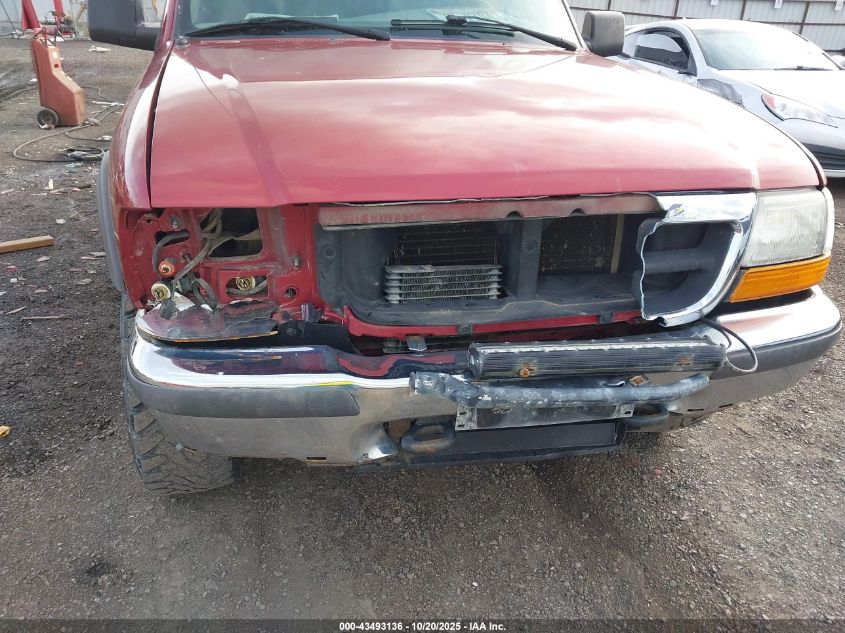 1998 Ford Ranger Splash/Xl/Xlt VIN: 1FTZR15X9WPA30123 Lot: 43493136