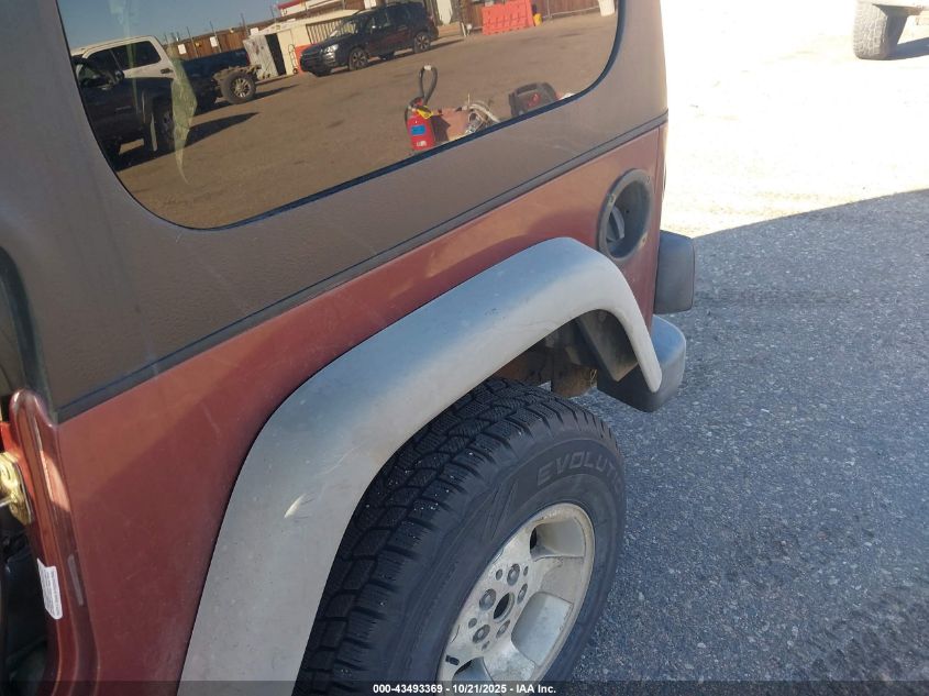 2001 Jeep Wrangler Sport VIN: 1J4FA49S21P366483 Lot: 43493369