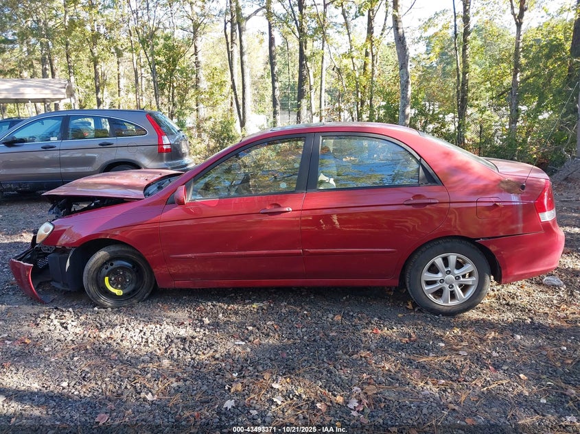 2009 Kia Spectra Ex VIN: KNAFE221895600937 Lot: 43493371