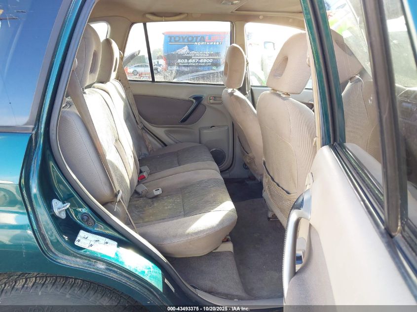 2002 Toyota Rav4 VIN: JTEGH20V026002051 Lot: 43493375