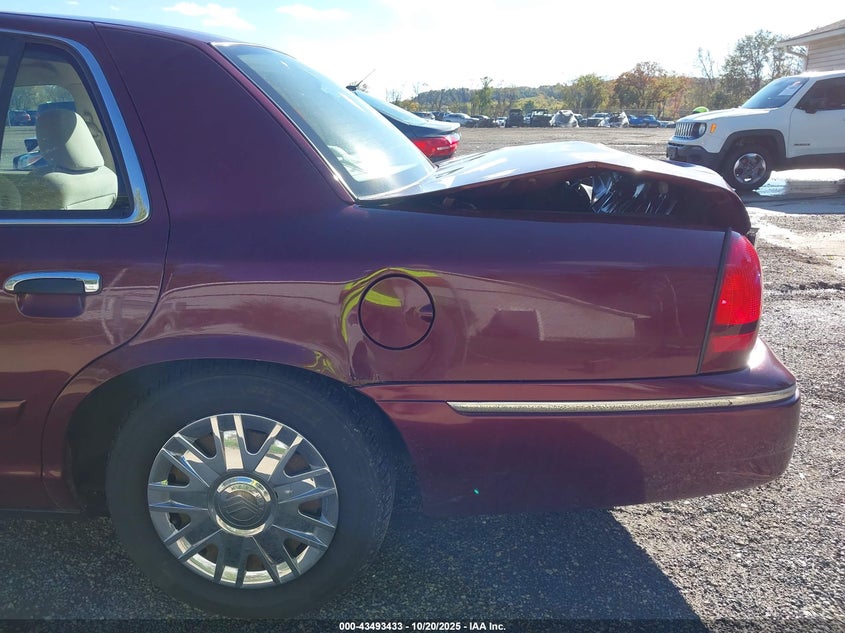 2006 Mercury Grand Marquis Gs VIN: 2MEFM74V96X606239 Lot: 43493433