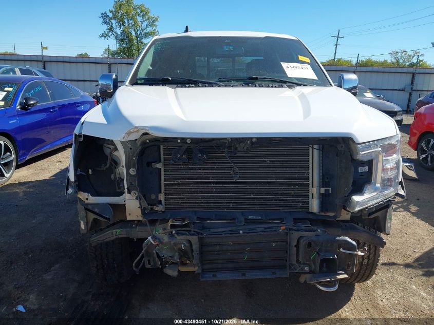 2020 Ford F-150 Lariat VIN: 1FTEW1E43LKD87304 Lot: 43493451