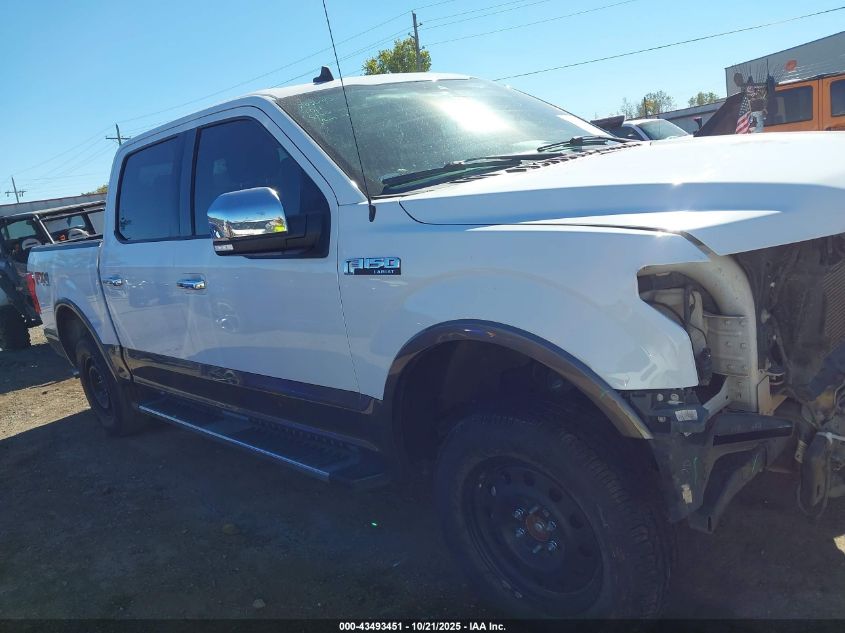 2020 Ford F-150 Lariat VIN: 1FTEW1E43LKD87304 Lot: 43493451