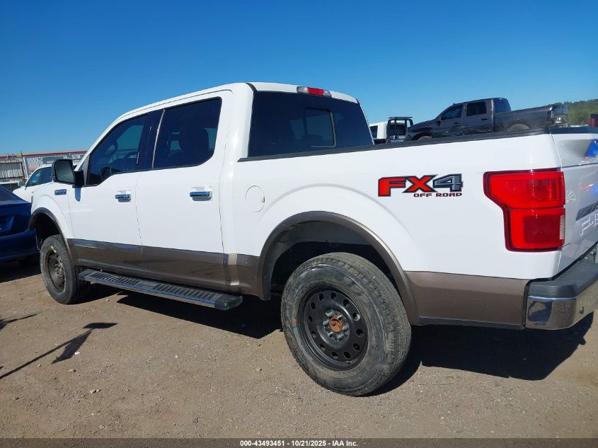 2020 Ford F-150 Lariat VIN: 1FTEW1E43LKD87304 Lot: 43493451