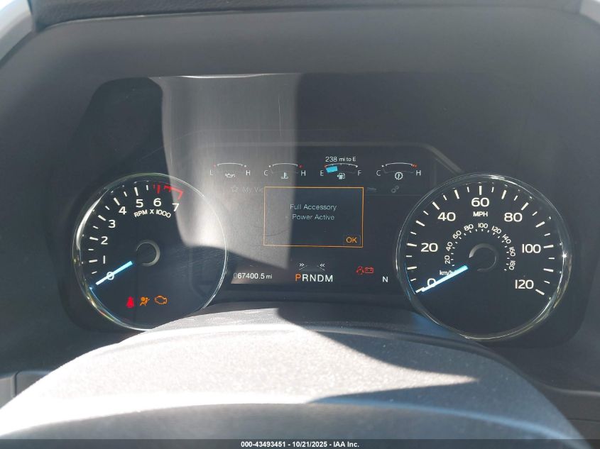 2020 Ford F-150 Lariat VIN: 1FTEW1E43LKD87304 Lot: 43493451