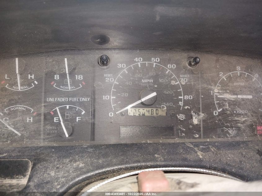 1992 Ford F250 VIN: 1FTHX26G7NKB98540 Lot: 43493481