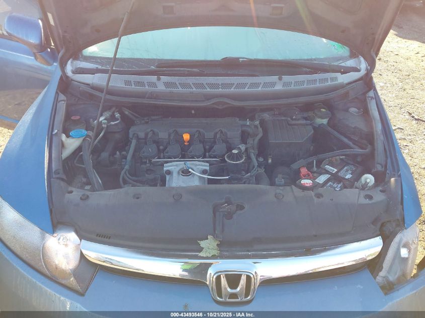 2008 Honda Civic Lx VIN: 2HGFA15548H526075 Lot: 43493546