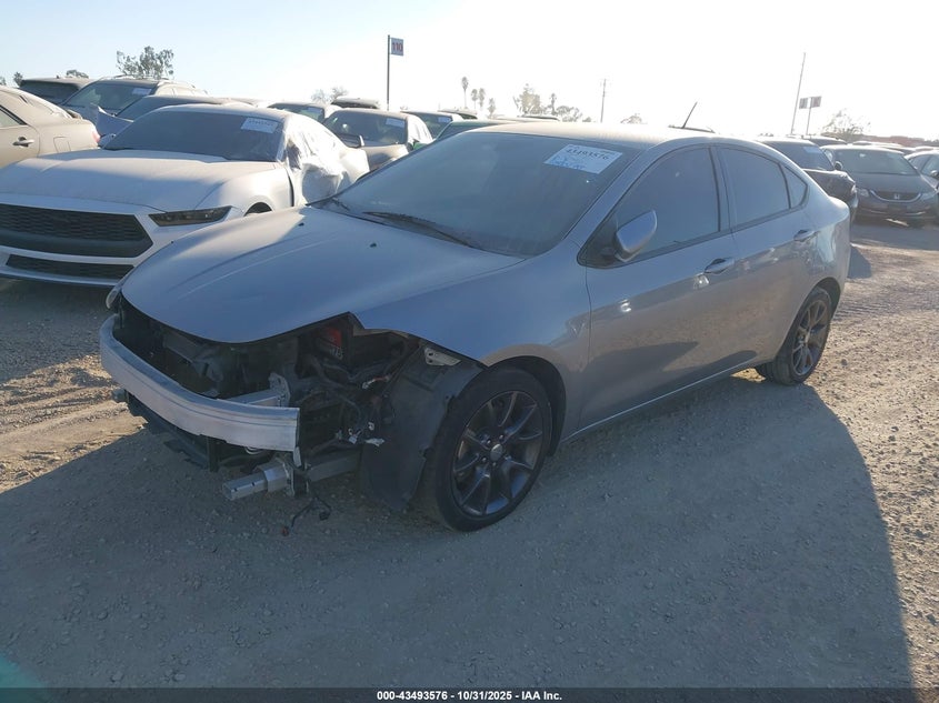 Vin: 1c3cdfbb8fd302466, lot: 43988535, dodge dart sxt 20152