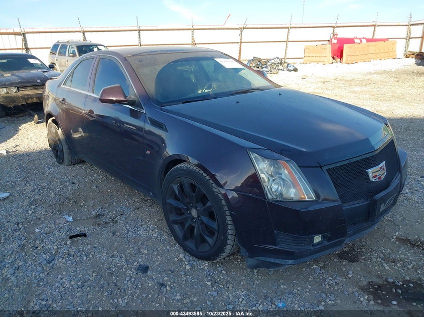 2009 CADILLAC CTS Purple VIN: 1G6DF577090152490
