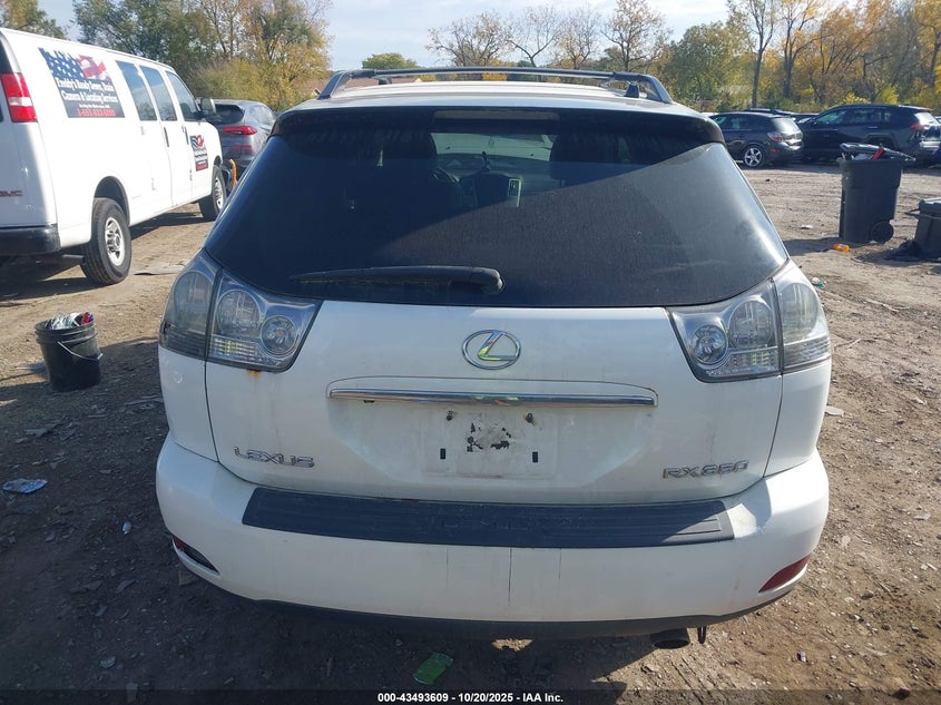 2008 Lexus Rx 350 VIN: 2T2GK31UX8C029305 Lot: 43493609