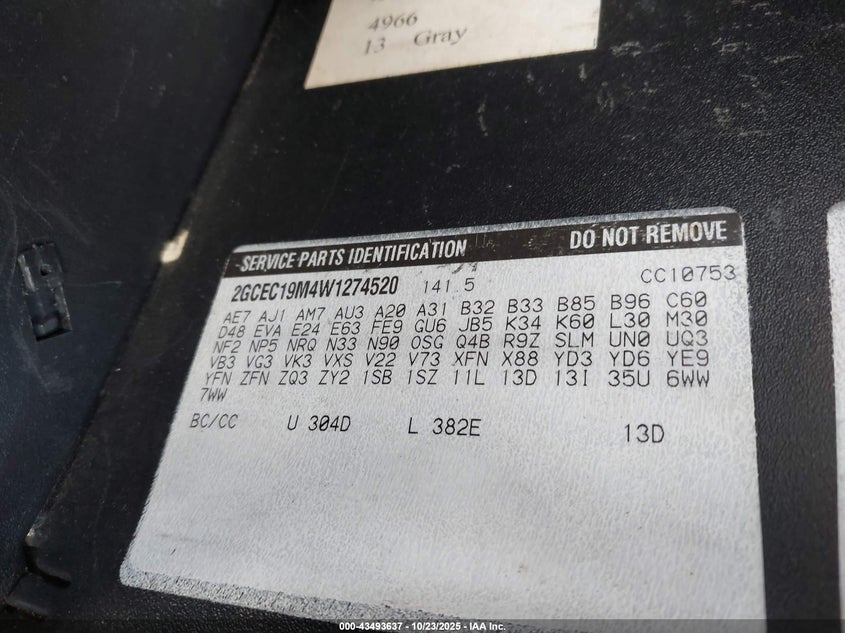 2GCEC19M4W1274520 1998 CHEVROLET C/K photo no. 9