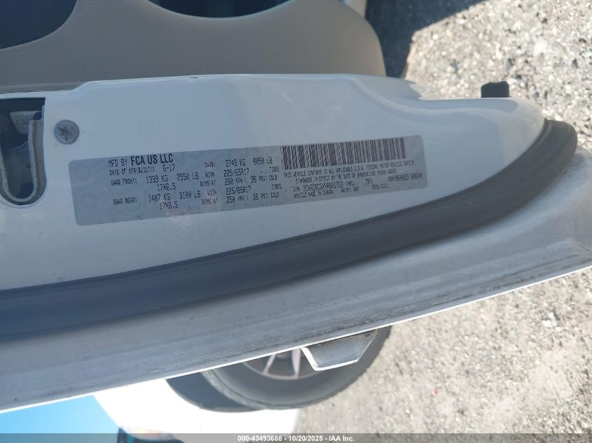 2017 Dodge Grand Caravan Sxt VIN: 2C4RDGCGXHR801758 Lot: 43493688