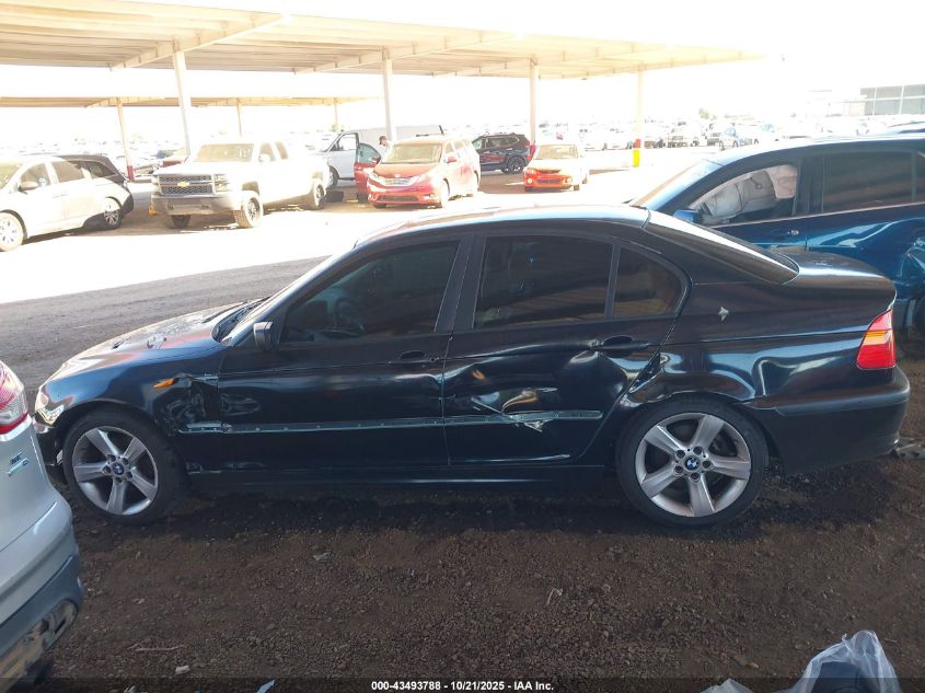 2004 BMW 325I VIN: WBAET37474NJ47901 Lot: 43493788