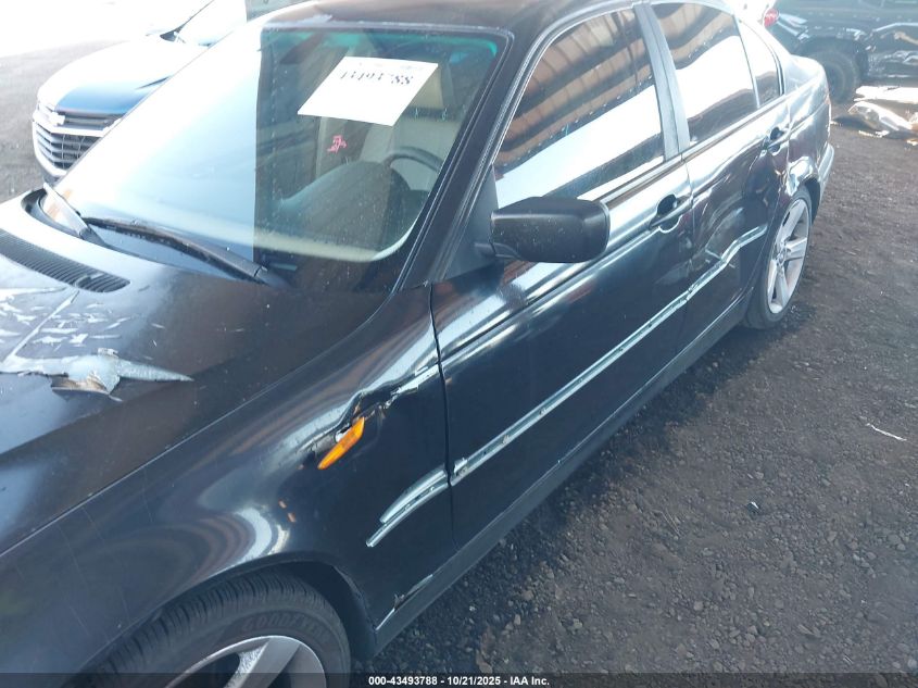 2004 BMW 325I VIN: WBAET37474NJ47901 Lot: 43493788