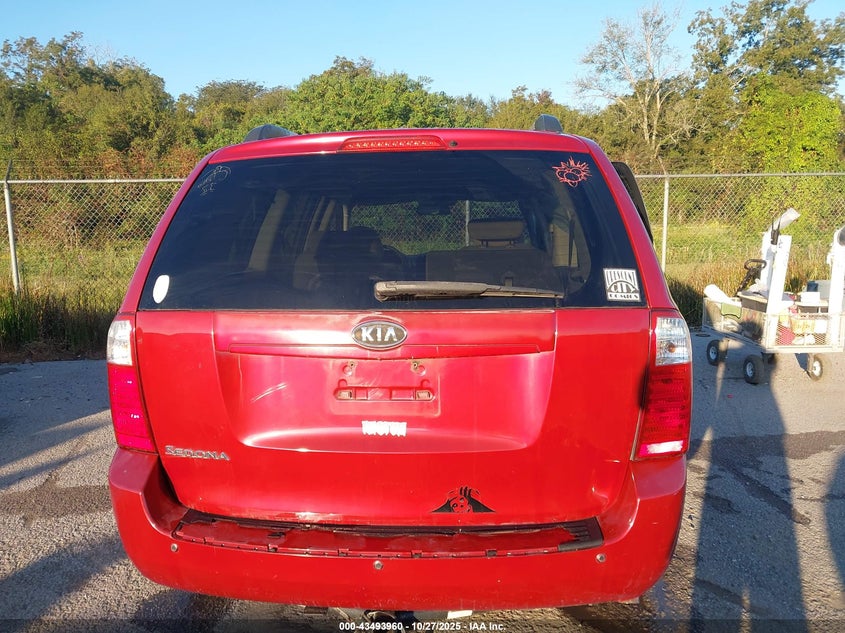 2010 Kia Sedona Lx VIN: KNDMG4C31A6349340 Lot: 43493960