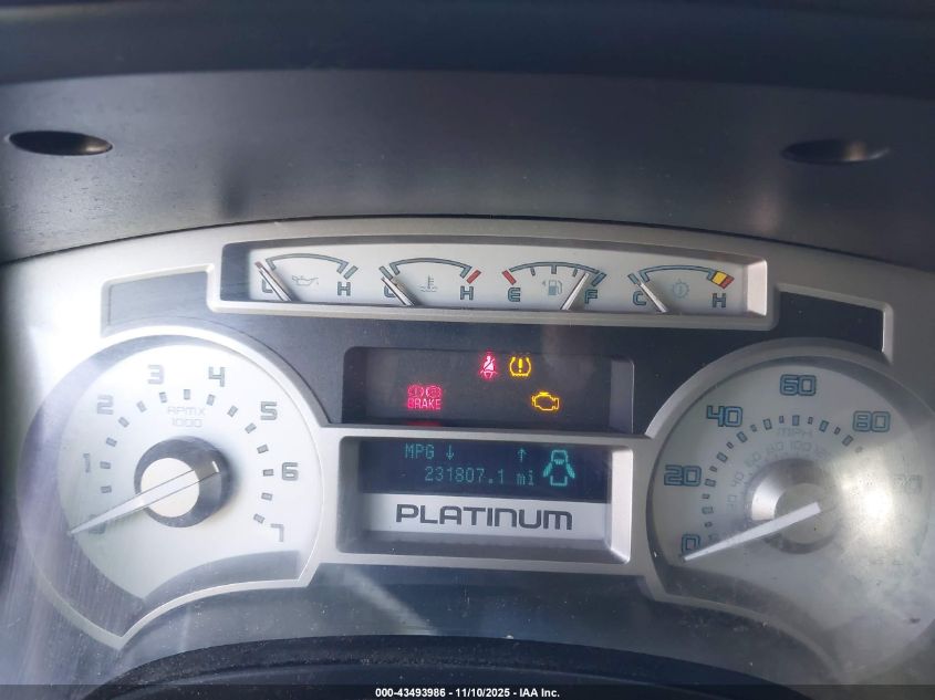 2010 Ford F-150 Platinum VIN: 1FTFW1CV7AFC52350 Lot: 43493986