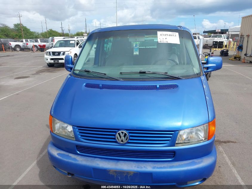 2003 Volkswagen Eurovan Mv VIN: WV2MB47033H024695 Lot: 43494053