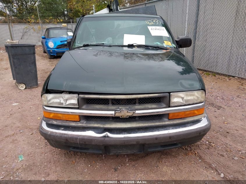 2002 Chevrolet S-10 Ls VIN: 1GCCS19W528156558 Lot: 43494233
