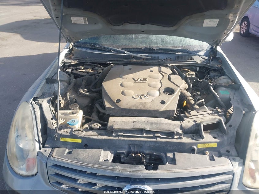 2005 Infiniti G35X VIN: JNKCV51F45M306812 Lot: 43494253
