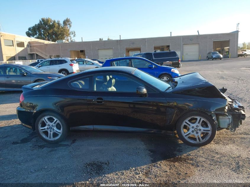 2006 Hyundai Tiburon Gt/Gt Limited/Se VIN: KMHHN65F16U190831 Lot: 43494257