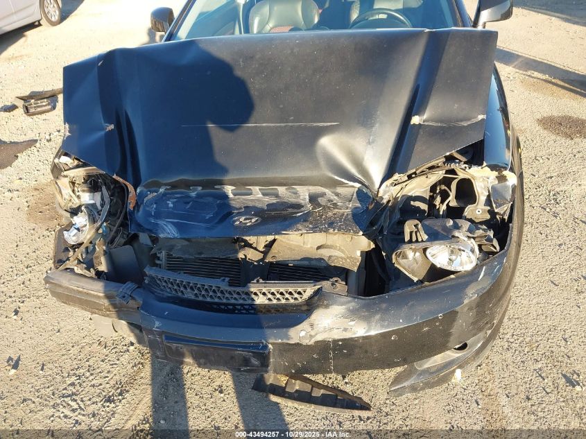 2006 Hyundai Tiburon Gt/Gt Limited/Se VIN: KMHHN65F16U190831 Lot: 43494257