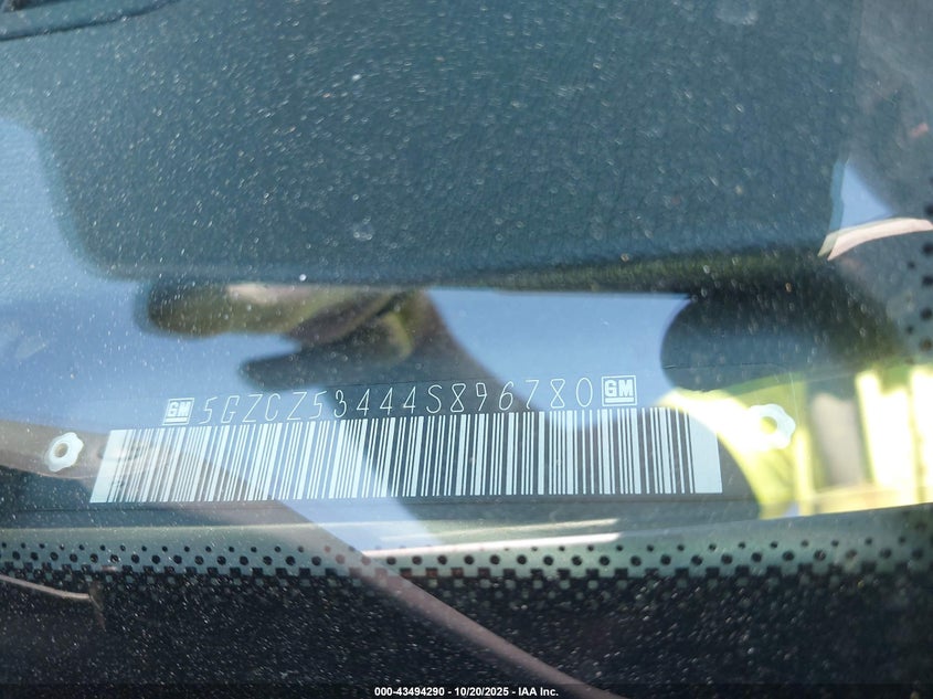 2004 Saturn Vue V6 VIN: 5GZCZ53444S896780 Lot: 43494290